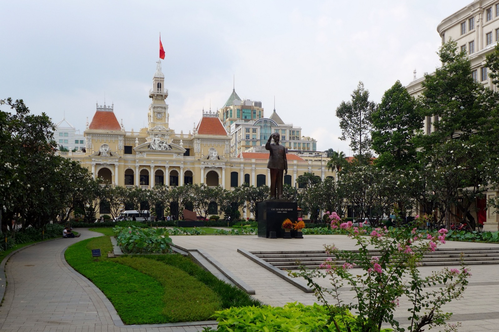 Ho Chi Minh City Hall from Nguyen Hue Boulevard